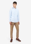 Barbour Men’s Oxtown Tailored Shirt, Sky Blue
