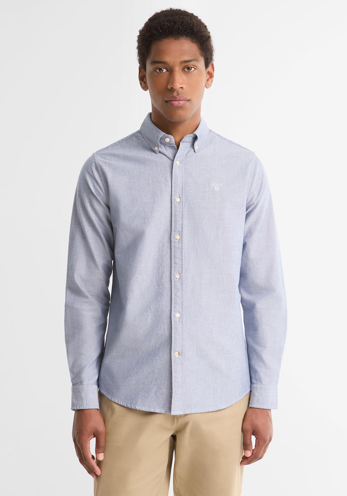 Barbour Men’s Oxtown Tailored Shirt, Deep Blue