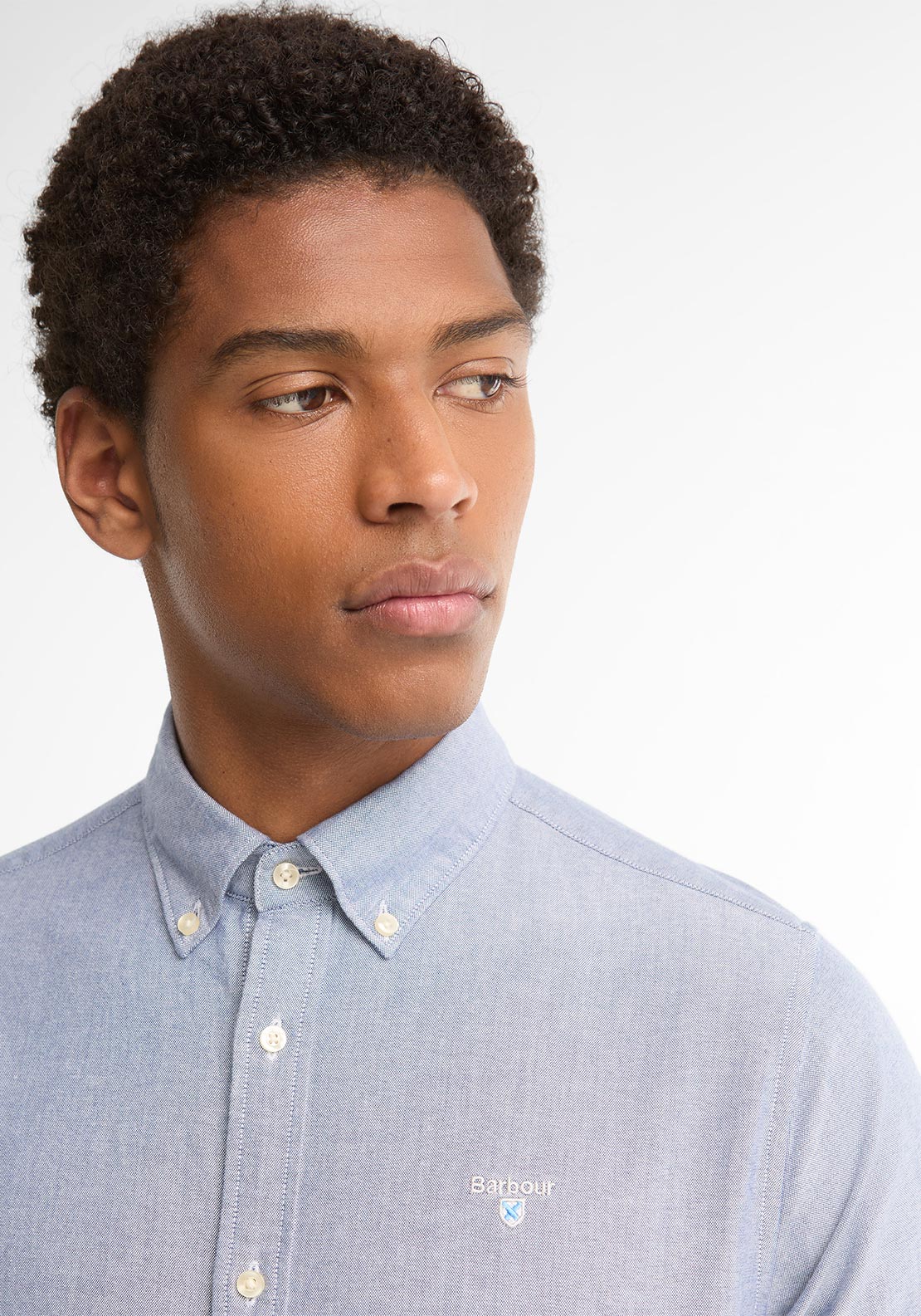 Barbour Men’s Oxtown Tailored Shirt, Deep Blue