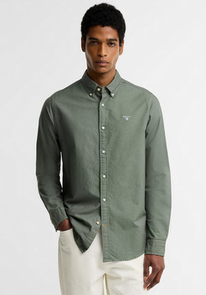 Barbour Men’s Oxtown Tailored Shirt, Agave Green