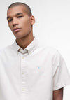 Barbour Men’s Oxtown Short Sleeve Shirt, Oatmeal