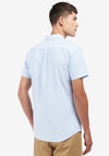 Barbour Men’s Oxtown Short Sleeve Tailored Shirt, Sky