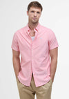 Barbour Men’s Oxtown Short Sleeve Shirt, Horizon Orange