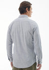 Barbour Mens Turner Houndstooth Tailored Shirt, Navy