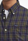 Barbour Men’s Lanark Tailored Shirt, Dark Green Multi