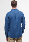 Barbour Men’s Denim Crest Tailored Shirt, Blue