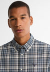 Barbour Men’s Mosswood Tailored Check Shirt, Navy Multi