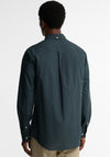 Barbour Men’s Harbourwall Gingham Tailored Shirt, Green & Navy
