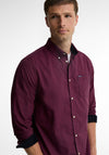 Barbour Men’s Harbourwall Gingham Tailored Shirt, Red & Navy