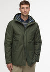 Barbour Men’s Modern Lorden Showerproof Mac, Green