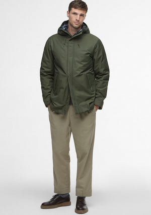Barbour Men’s Modern Lorden Showerproof Mac, Green