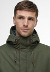 Barbour Men’s Modern Lorden Showerproof Mac, Green