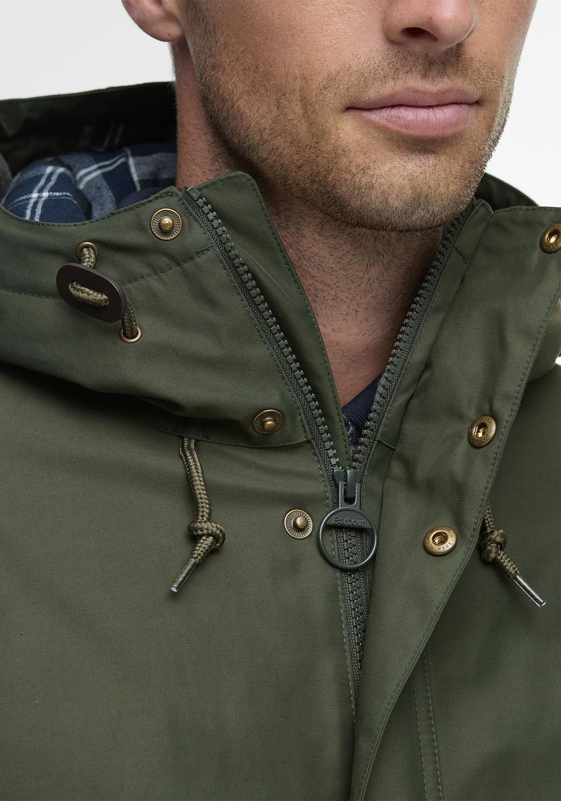 Barbour Men’s Modern Lorden Showerproof Mac, Green
