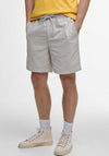 Barbour Cotton Linen Relaxed Shorts, Grey