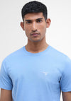 Barbour Essential Sports T-Shirt, Pale Sky Blue