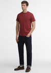 Barbour Men’s Essential Sports T-Shirt, Russet Orange