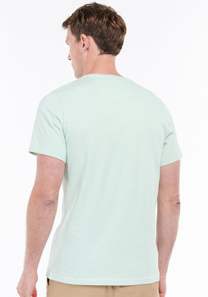 Barbour Men’s Essential Sports T-Shirt, Dusty Mint