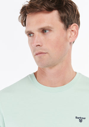 Barbour Men’s Essential Sports T-Shirt, Dusty Mint