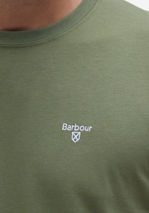Barbour Men’s Essential Sports T-Shirt, Burnt Olive