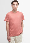 Barbour Men’s Essential Sports T-Shirt, Pink Clay
