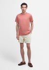 Barbour Men’s Essential Sports T-Shirt, Pink Clay