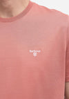 Barbour Men’s Essential Sports T-Shirt, Pink Clay