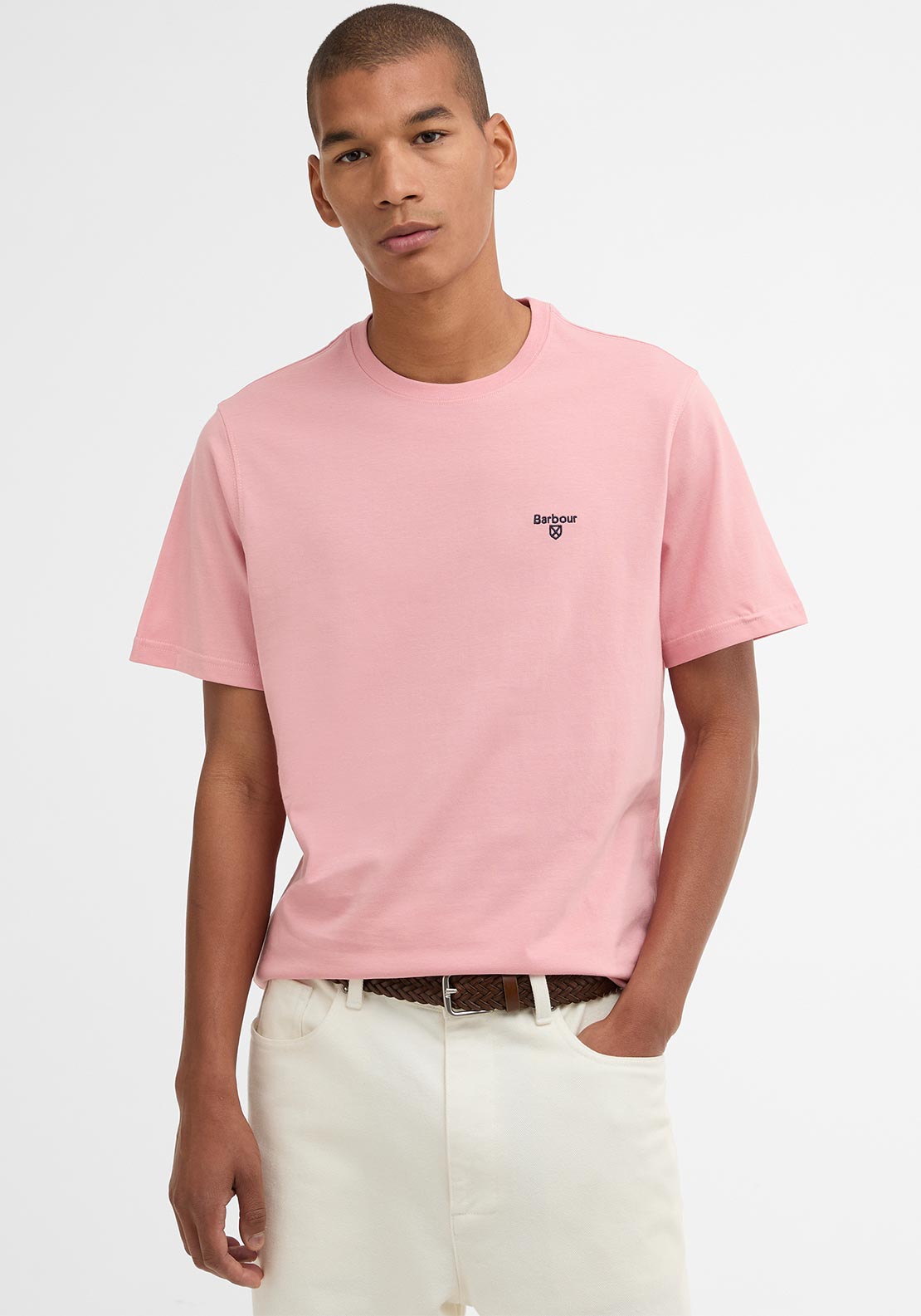 Barbour Men's Essential Sports T-Shirt, Pink