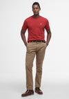 Barbour Men’s Essential Sports T-Shirt, Red Spice