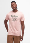 Barbour Men’s Fly T-Shirt, Pink Mist