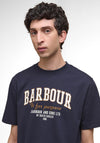 Barbour Fort Graphic T-Shirt, Navy