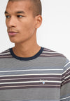 Barbour Men’s Steelrigg Stripe T-Shirt, Navy Multi