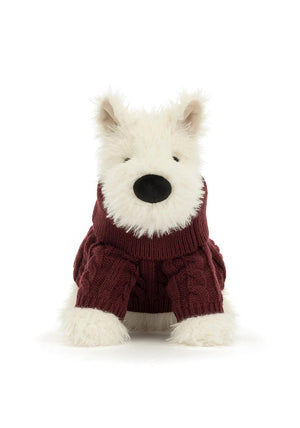 Jellycat Munro Scottie Dog Winter Jumper