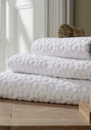 FAE SCULPTED BATH TOWEL WHITE