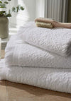 Murmur Pure Cotton Lotta Sculpted Towel, White