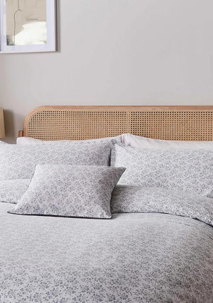 Murmur Mae Duvet Cover Set, Grey