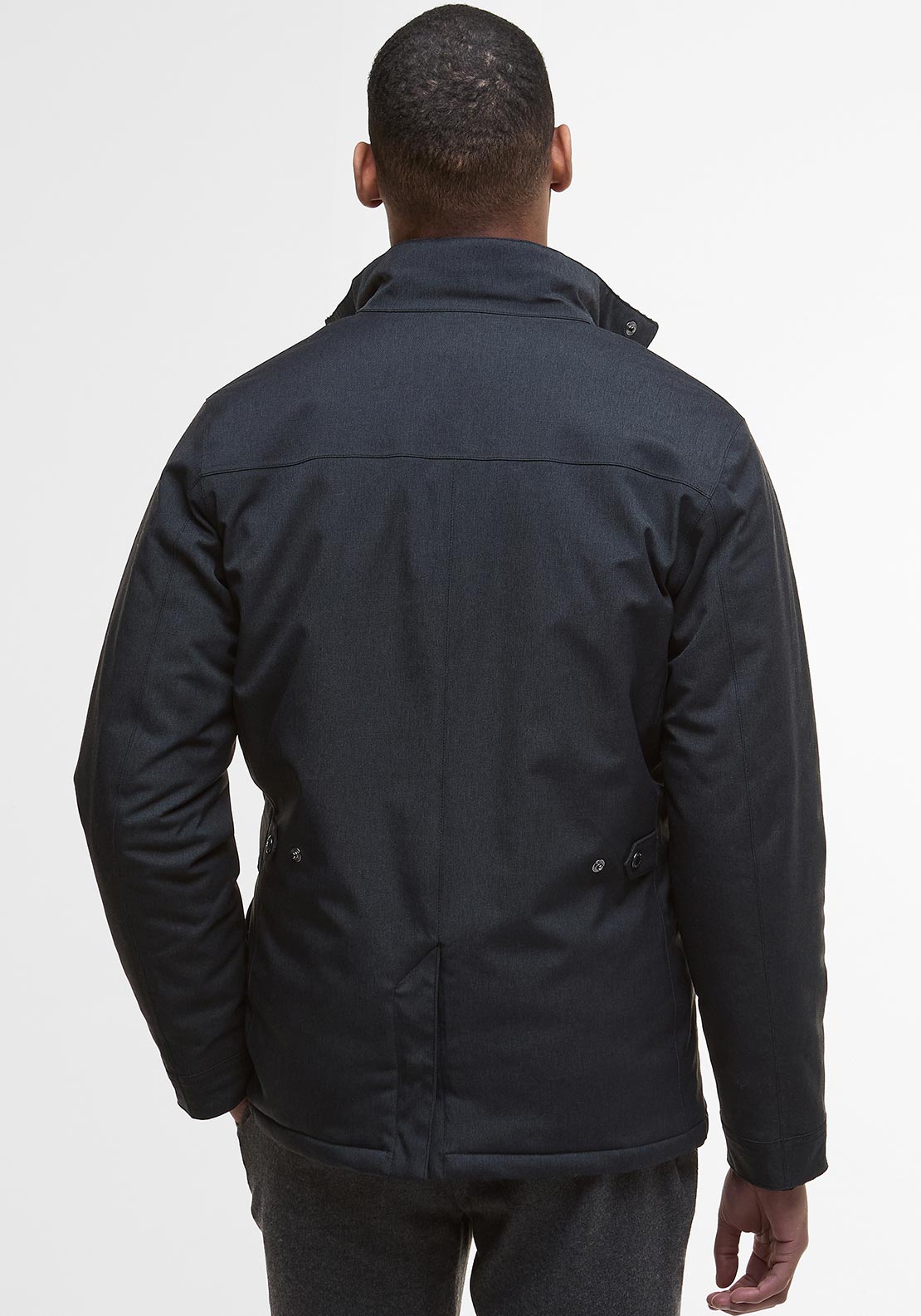 Barbour Men’s Winter Ogston Waterproof Dual Layer Jacket, Black