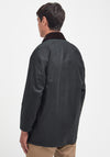 Barbour Mens Beaufort Waxed Jacket, Black
