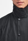 Barbour Mens Beaufort Waxed Jacket, Black