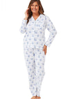 Marlon Floral Print Pyjama Set, Blue