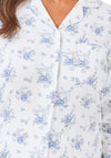 Marlon Floral Print Pyjama Set, Blue