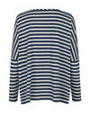 Masai Barr Striped Top, Blue and White