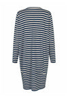 Masai Nakoa Striped Mini Dress, Blue and White
