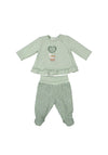 Mayoral Baby Girl Top and Pant Set, Green