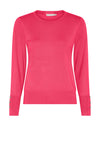 Micha Viscose Knit Sweater, Raspberry Pink