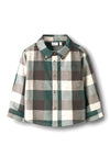 Name It Mini Boy Larry Long Sleeve Overshirt, Brown