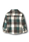 Name It Mini Boy Larry Long Sleeve Overshirt, Brown