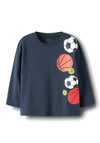 Name It Mini Boy Kingston Long Sleeve Top, Navy