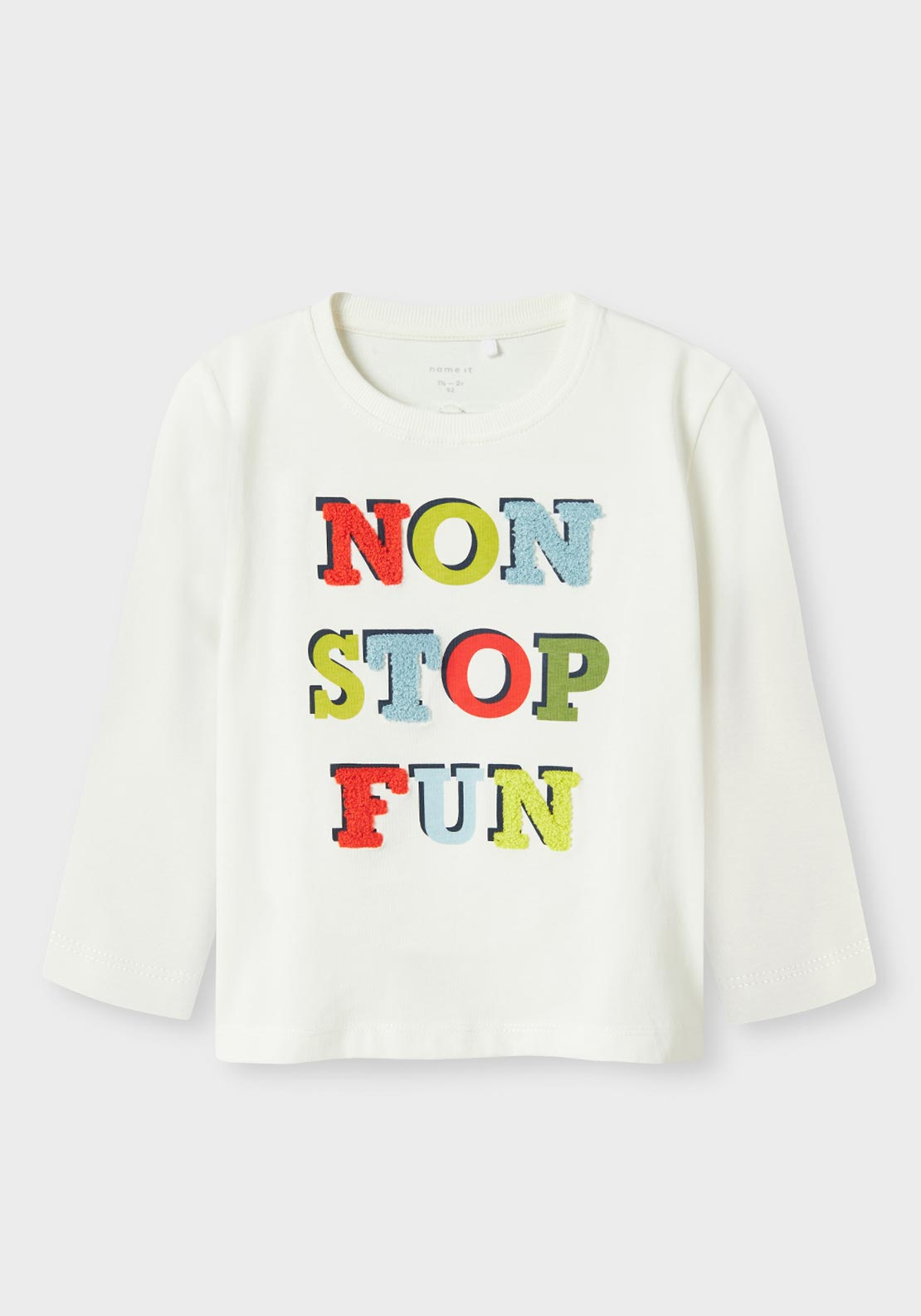 Name It Mini Boy Kingston Long Sleeve Top, White