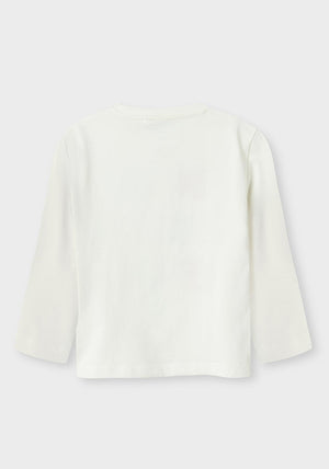 Name It Mini Boy Kingston Long Sleeve Top, White