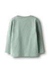 Name It Mini Boy Tractor Long Sleeve Top, Green